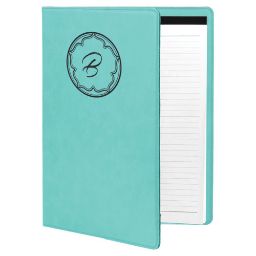 Leatherette Portfolio with Notepad - 16 Colors & 2 Sizes 12